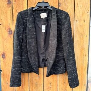 Ann Taylor LOFT Women's Cropped Tweed Blazer Jacket NWT